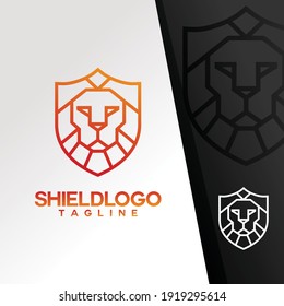 Luxury Modern Shield Vector Logo Stock Vector (Royalty Free) 1919295614 ...