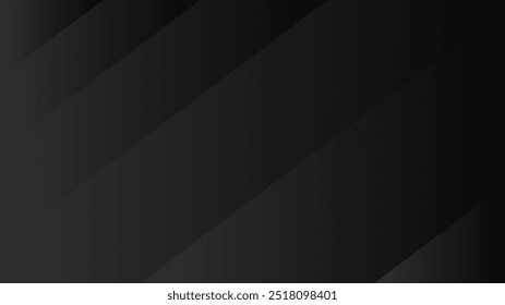 Luxury monochrome abstract background. Futuristic geometric background. Dark silver with gradation color. Suitable for banner, modern backdrop, invitation, cover, card, brand identity, etc.
