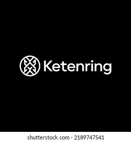 
luxury monogram abstract letter K logo