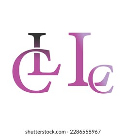 Luxury monogram business Logo design.