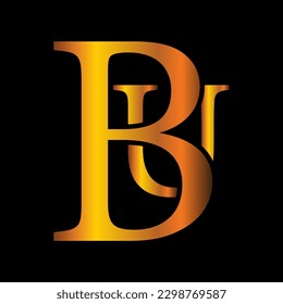Diseño de logotipo en monograma de lujo.
