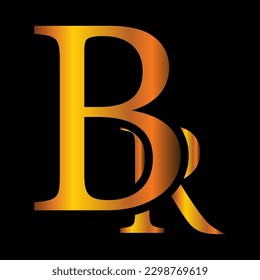 Luxury monogram business Logo design.
