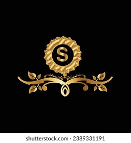 diseño de logotipo de lujos monográficos 