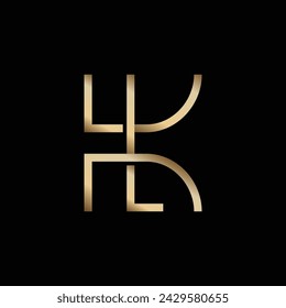 Luxury monogram letter JKL. Suitable for jewelry business logo