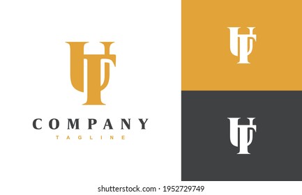 Luxury Monogram Letter UT Logo	