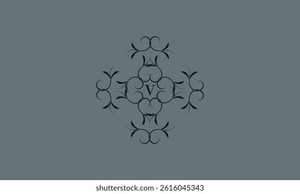 Luxury monogram with letter V. Vector graphic elegant logo, suitable for restaurants, hotels, cafes, shops, fashion, beauty salons, etc.