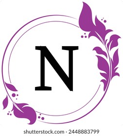 Luxury monogram logo design template victorian vignettes ornament vector eps 10