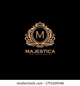 Luxury Monogram Logo - Elegant Royal Crest Vector Template