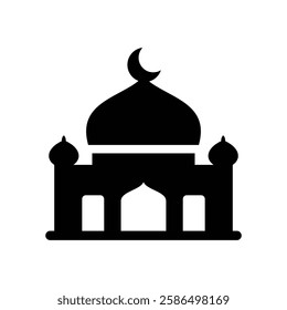 Luxury Mosque Silhouette vector design
