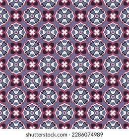 Luxury motley art seamless pattern. Overlapping art forms, stripes, polygons, segments are grouped and arranged in a certain order. Vector. 