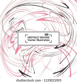 Luxury moving lines of abstract background. Vector illustration
