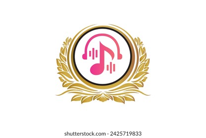 luxury music brand logo design studio logo design