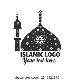 Logotipo de lujo de Muslim Learn, diseño de Vector islámico, Plantilla de logo de Islam learning, Ilustración vectorial,
Mezquita islámica moderna y logotipo del Corán en fondo blanco aislado, conjunto de logotipo islámico, 