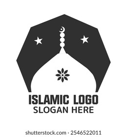 Logotipo de lujo de Muslim Learn, diseño de Vector islámico, Plantilla de logo de Islam learning, Ilustración vectorial,
Mezquita islámica moderna y logotipo del Corán en fondo blanco aislado, conjunto de logotipo islámico, 