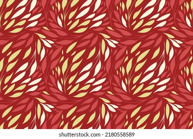 Luxury nature background vector. Hand drawn outline design. Floral wallpaper pattern. Yellow juniper plant line arts. French style fabric and lace design. Vector illustration.