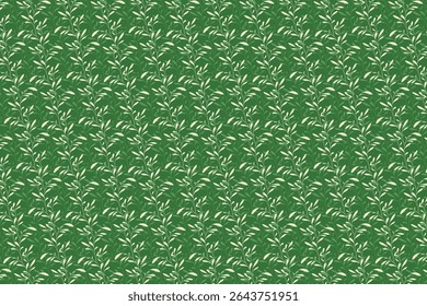 Luxury Nature green background vector. Floral pattern, Tropical plant line arts, Vector illustration.