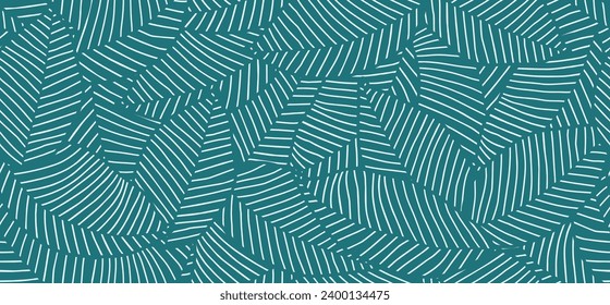 Luxury nature leaf green seamless pattern.