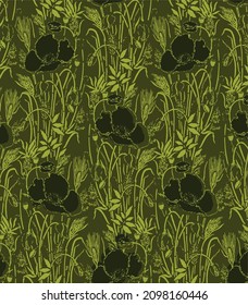 Luxury nature leaves background vector. Floral pattern, Tropical leaf with line arts, jungle plants, Exotic pattern with palm leaves. Vector illustration. Creative background made of green leaves.