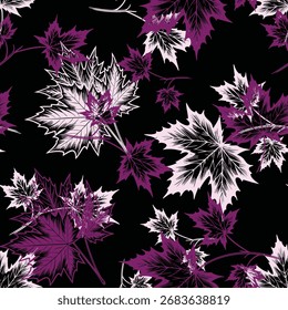 La naturaleza de lujo deja Vector de fondo. Patrón floral, hoja tropical con líneas de arte. Ilustración vectorial.