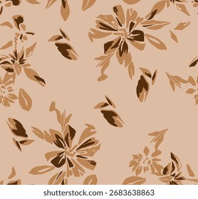 Luxury nature leaves background vector. Floral pattern, Tropical leaf with line arts. Vector illustration.
