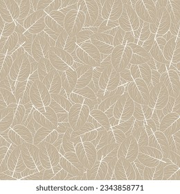 Luxury nature leaves pattern design, botanical modern art deco. Line arts background design for interior design, textile, posters, wrappers, fabric, cover, banner and invitation. 