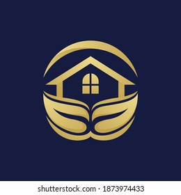 Luxury Nature Real Estate Logo Design Template