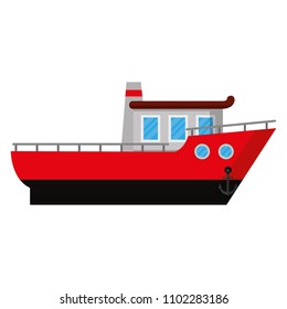 luxury nautical ship transport in the sea