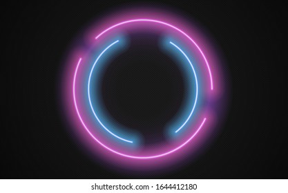 Luxury neon glowing lines, magic energy space light concept, luxury abstract background