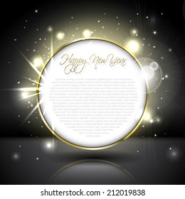 Luxury new year background - vector