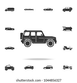 Luxury Off-road car icon. Detailed set of transport icons. Premium quality graphic design. One of the collection icons for websites, web design, mobile app on white background