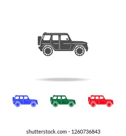 Luxury Off-road car  icons. Elements of transport element in multi colored icons. Premium quality graphic design icon. Simple icon for websites, web design