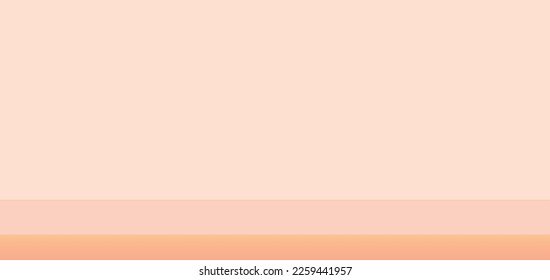 Un fondo abstracto de color naranja de lujo. 3d productos de fondo muestran escena de podio, estudio de plataforma, sala de papel de informe de negocios con gradiente suave para banner, tarjeta. ilustración vectorial