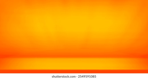 Luxury orange abstract background. Halloween layout design, studio, room. Business report paper with smooth gradient for banner, card. Vector illustration