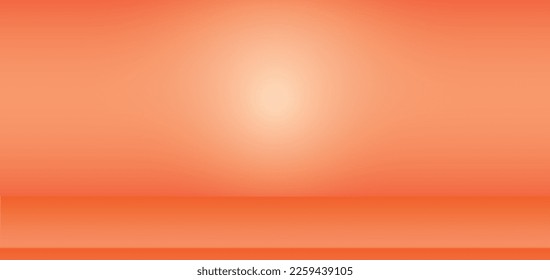 Luxury orange gradient abstract background. Halloween layout design, studio, business report paper room with smooth gradient for banner, card. vector illustration