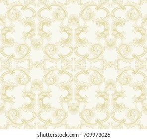 Luxury ornament background Vector. Rich imperial intricate elements. Victorian Royal style patterns