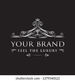Luxury ornament logo