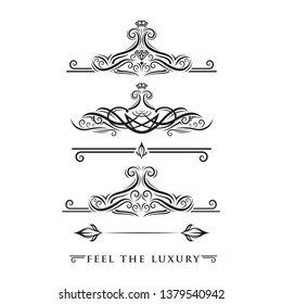 Luxury ornament logo