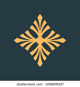 luxury ornament logo template
