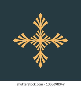 luxury ornament logo template