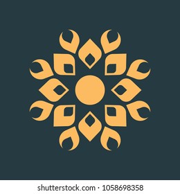 luxury ornament logo template