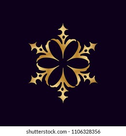 luxury ornament logo template