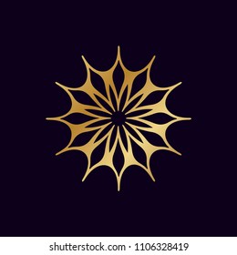 luxury ornament logo template