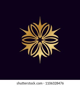 luxury ornament logo template