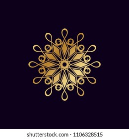 luxury ornament logo template