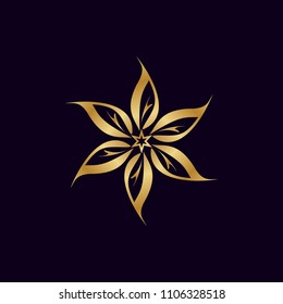 luxury ornament logo template