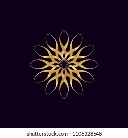 luxury ornament logo template