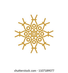 luxury ornament logo template