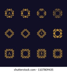 LUXURY ORNAMENT LOGO TEMPLATE