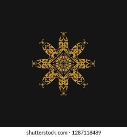 luxury ornament logo template