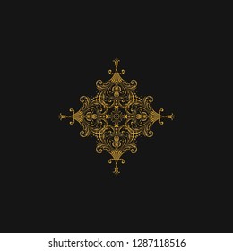 luxury ornament logo template